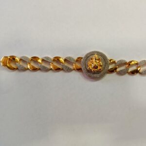 916 Gold Ganesh Design Bracelet