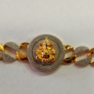 916 Gold Ganesh Design Bracelet