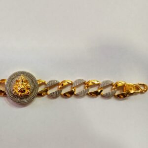 916 Gold Ganesh Design Bracelet