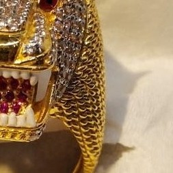 916 Gold CZ ring