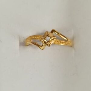 22KT Gold Light Weight Office Wear Ring