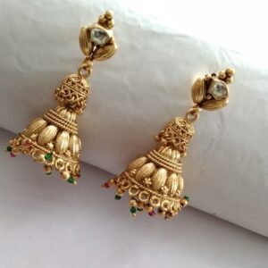 22KT Gold Elegant Design Long Necklace Set