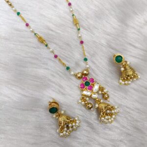 916 Gold Light Weight Classic Design Necklace Set