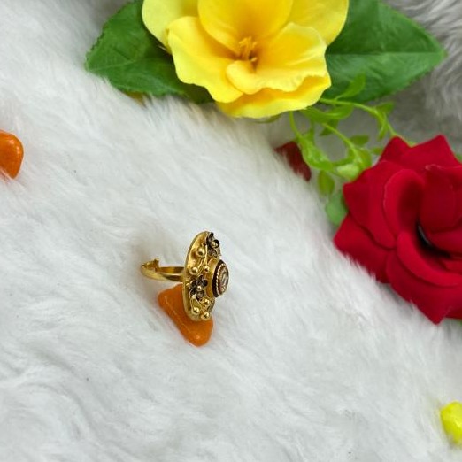 916 Gold Modern Ring - Image 2