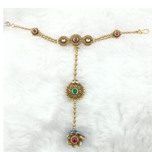 22K Gold Antique Jadtar Pocha