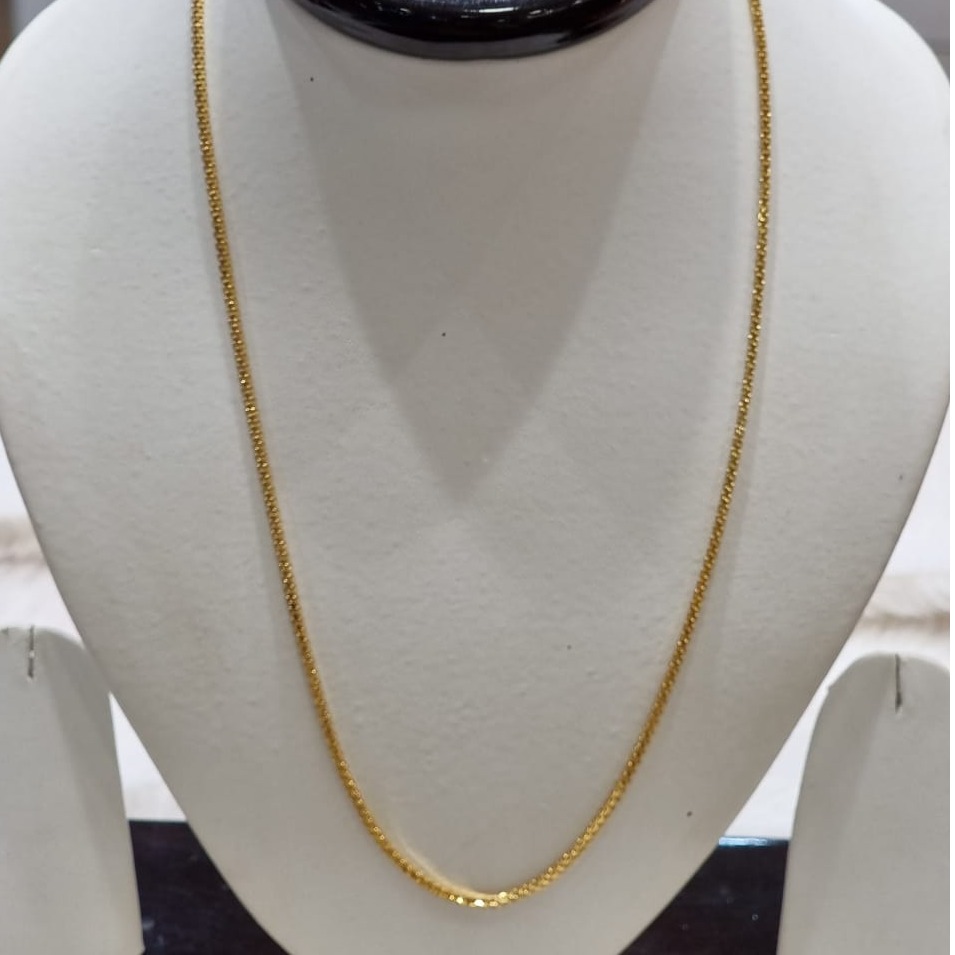 22KT Gold Sleek Chain