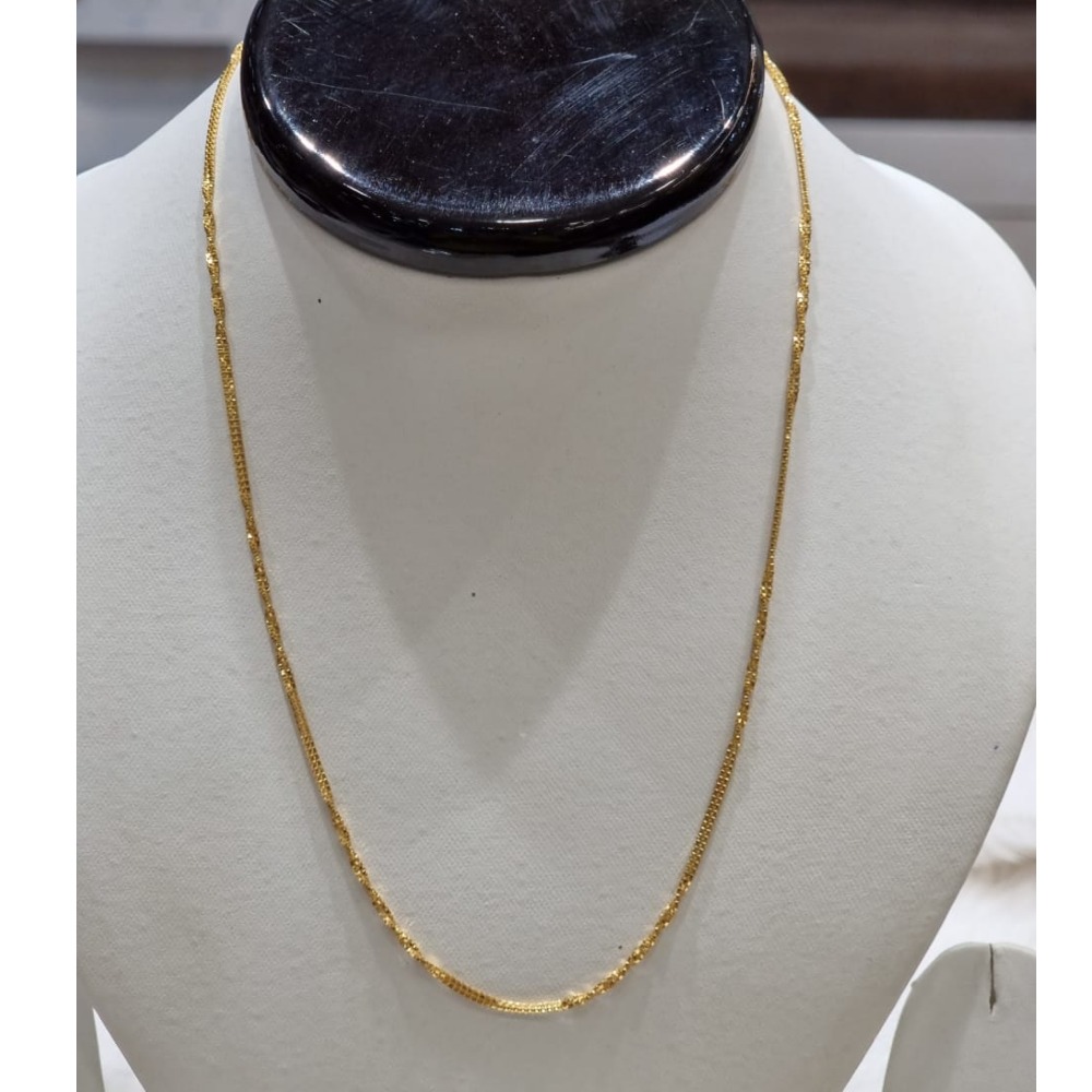 916 Gold Unique Party Wear Chain