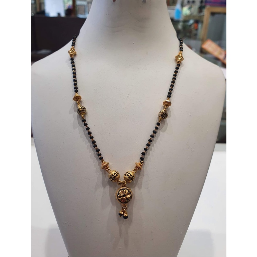 22Kt Gold Antique Mangalsutra SVJ-M15