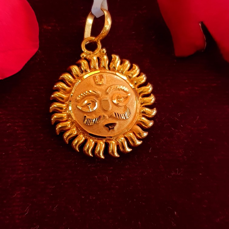 Plain gold Pendant