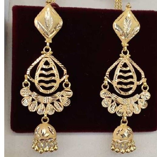 Gold Ladies Earrings