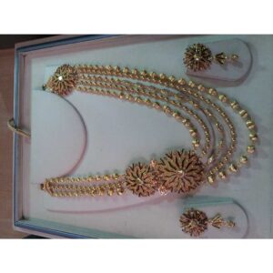 916 Gold 5 Layer Necklace Set