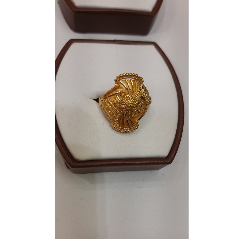 22KT Yellow Gold Fancy Ring MJ-R008