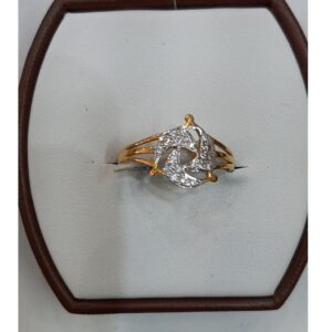 22KT Gold CZ Ladies Ring MJ-R003
