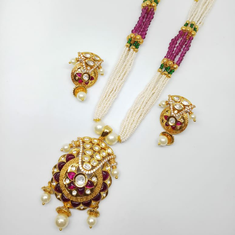 Kundan pendant set - Image 2