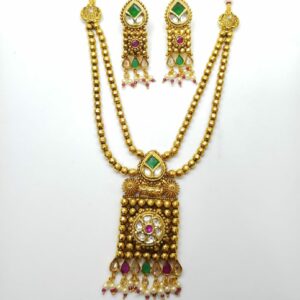 gold forming pendant set