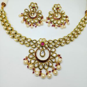 Kundan necklace set