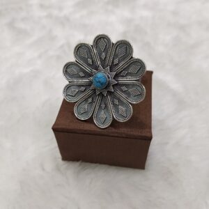 Silver Classic Oxidized Ring SE-R001