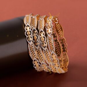916 Gold Fancy CNC Bangles SB-B007