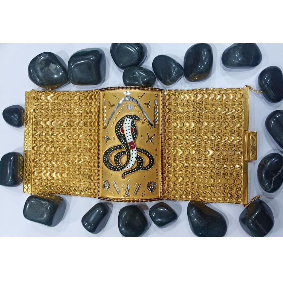 1 gram Gold Ghoga Maharaj Bracelet