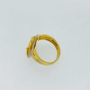 916 Gold Fancy American Diamond Ring