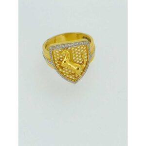 916 Gold Fancy American Diamond Ring