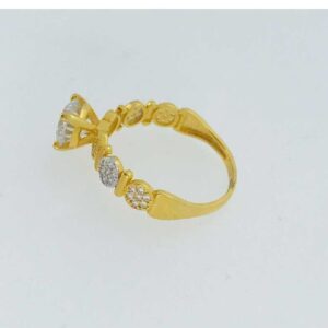 916 Gold Fancy American Diamond Ring