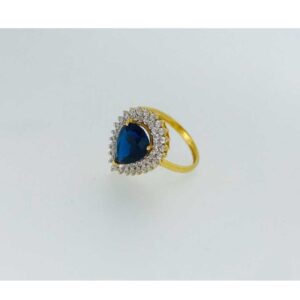 916 Gold Fancy American Diamond Ladies Ring