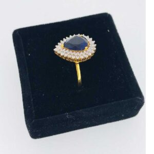916 Gold Fancy American Diamond Ladies Ring
