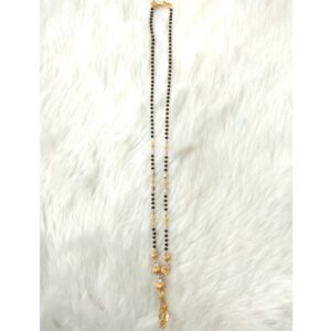 22KT Gold Fancy Mani Moti Mangalsutra SJ - M003