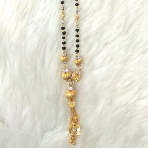 22KT Gold Fancy Mani Moti Mangalsutra SJ - M003