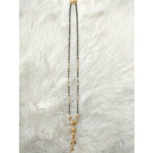 916 Gold Mani Moti Chain Mangalsutra SJ - M001
