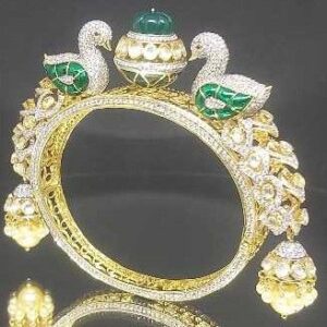 Peacock fussion bangle
