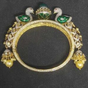 Peacock fussion bangle