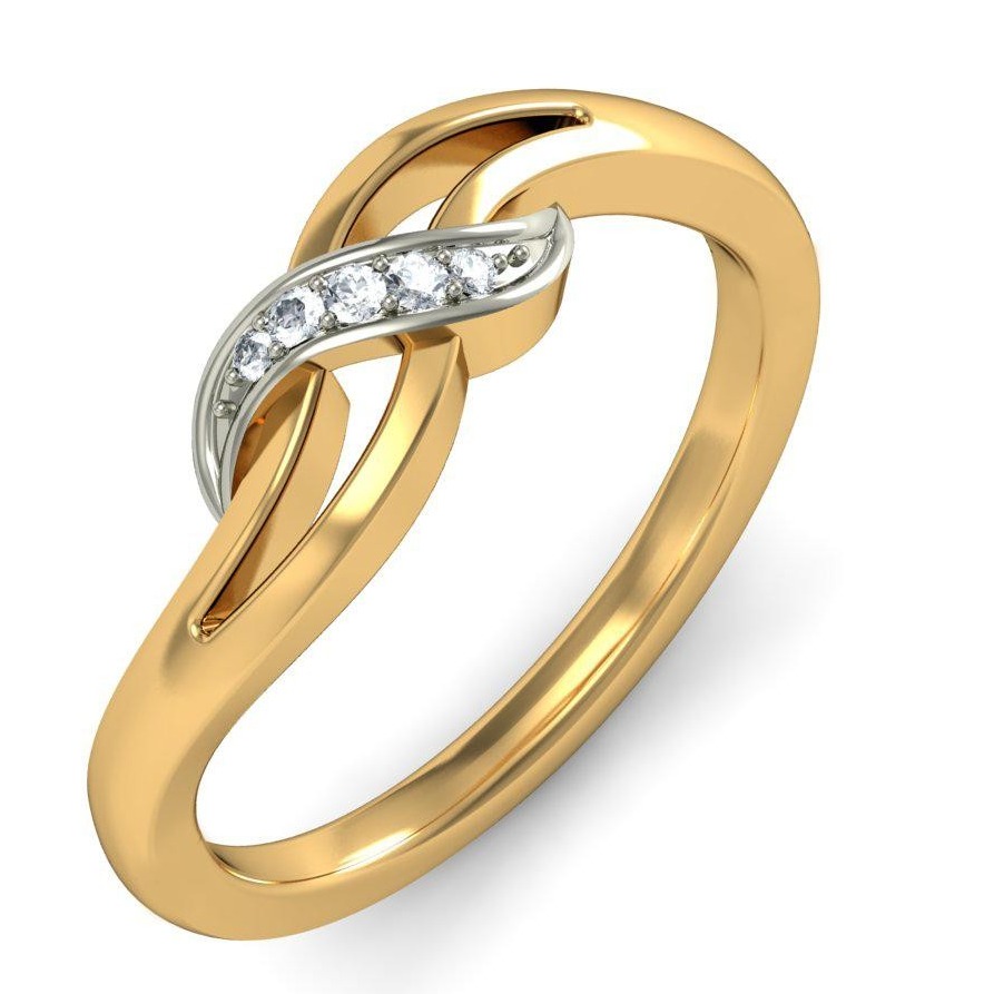 Gold ladies ring jd-lr001