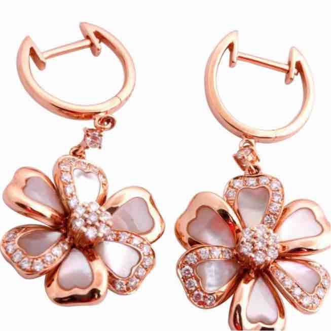 Earrings mother of pearl