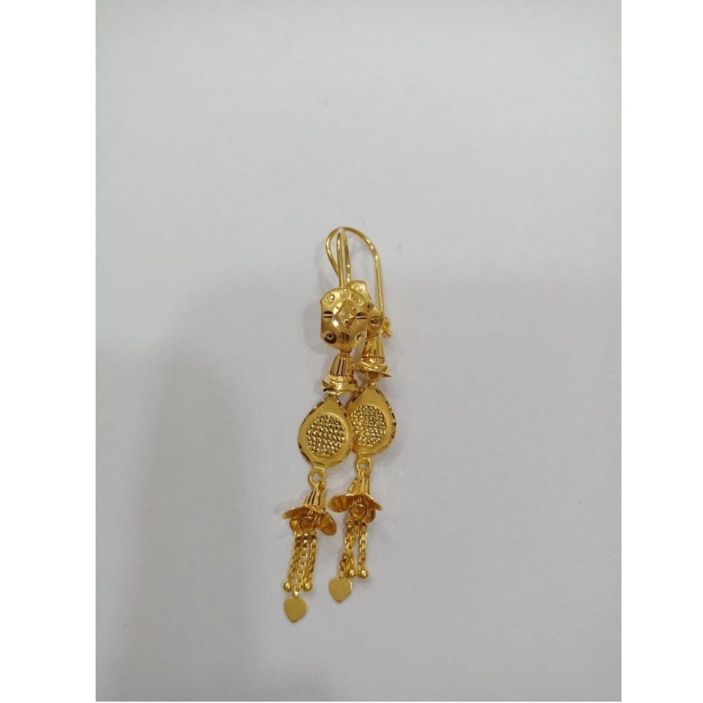 916 Gold Fancy Latkan Earring SKJ-E001