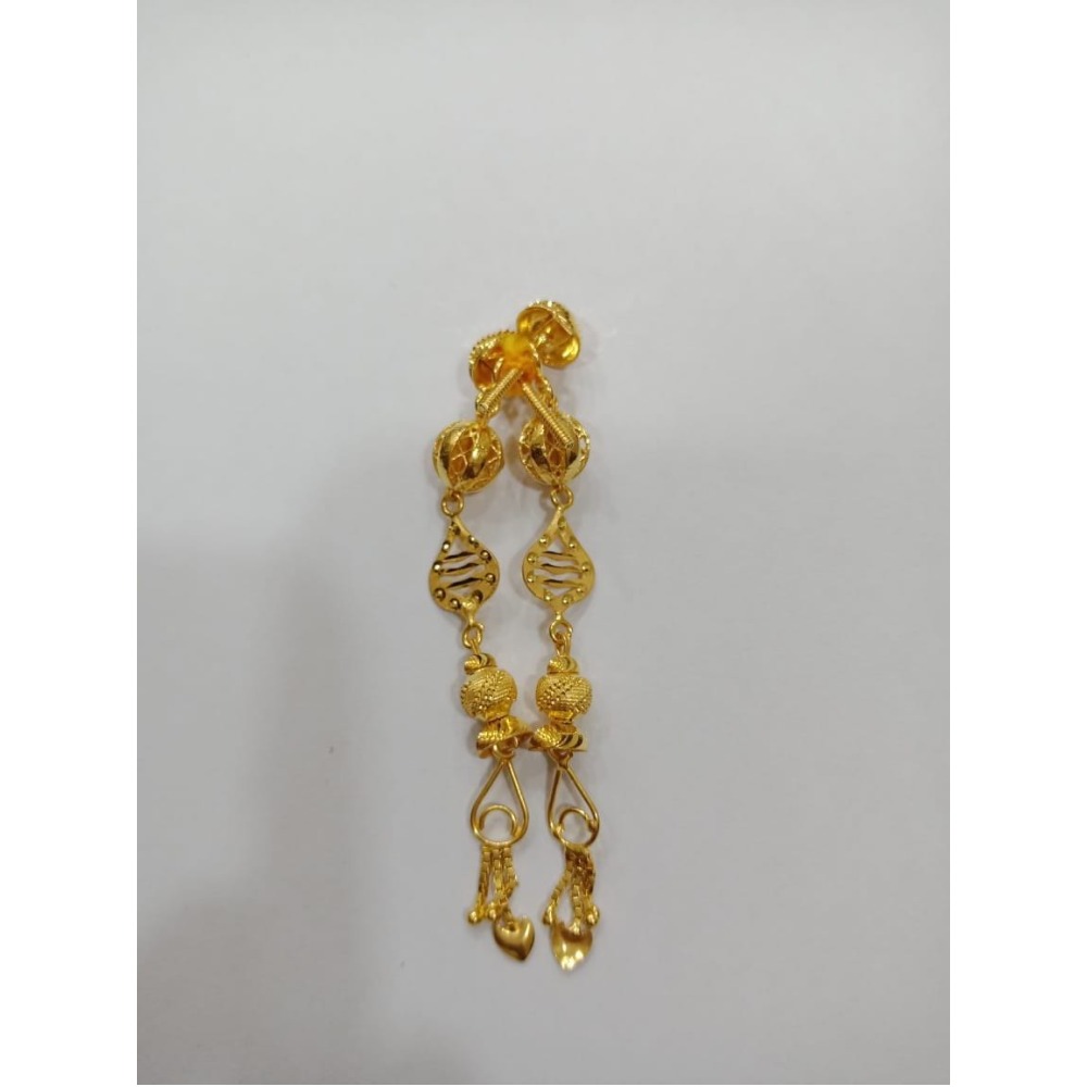 916 Gold Stylish Latkan Earrings SKJ-E006
