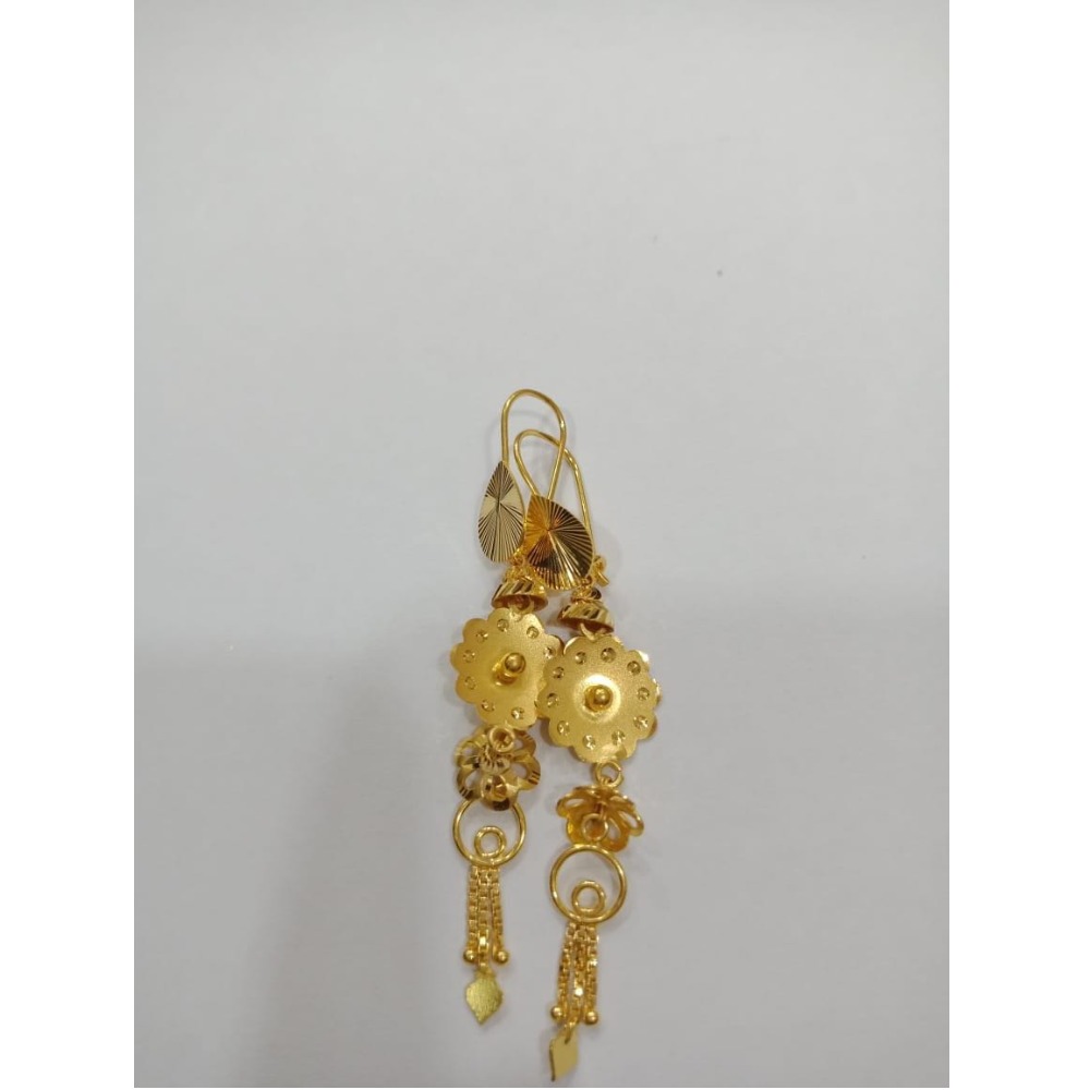 916 Gold Fancy Latkan Earring SKJ-E007