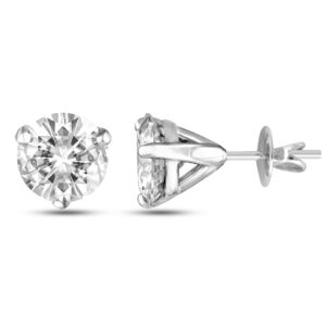 Forever Brilliant Round 6.0mm Moissanite Earrings for women