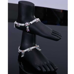 Silver Fancy payal