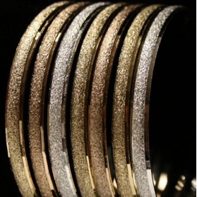 Fancy 3 Tone Micro Dell Bangles