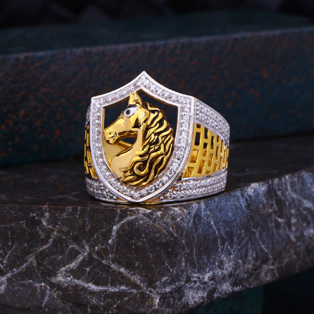 New Fancy Design Gold Ring For Men
