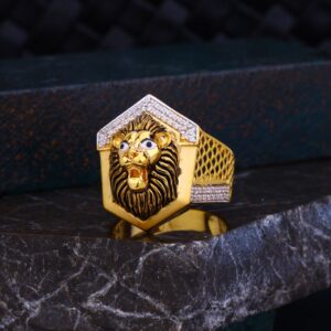 New Unique Design Gold Ring For Men