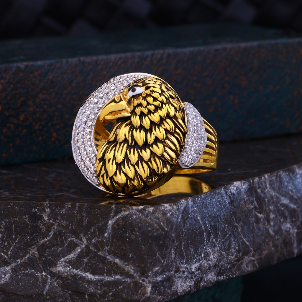 New Fancy Design Gold Ring For Men