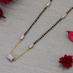 New Fancy Design Gold Mangalsutra For Ladies