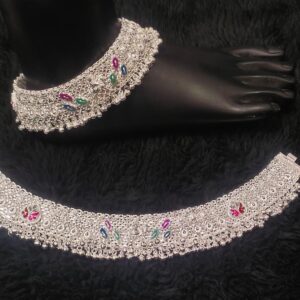 Latest Design Ladies Pure Silver Payal