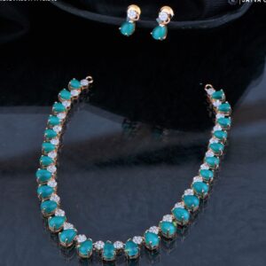 Latest Design Ladies Gold Necklace Set