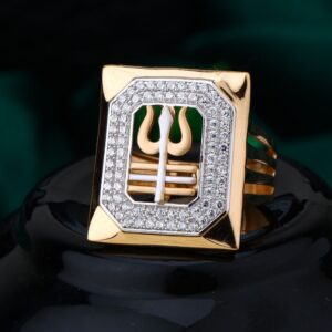 Heavy Design Man's Gold Ring