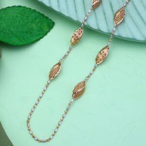 New Latest Design Ladies Rose Gold Chain