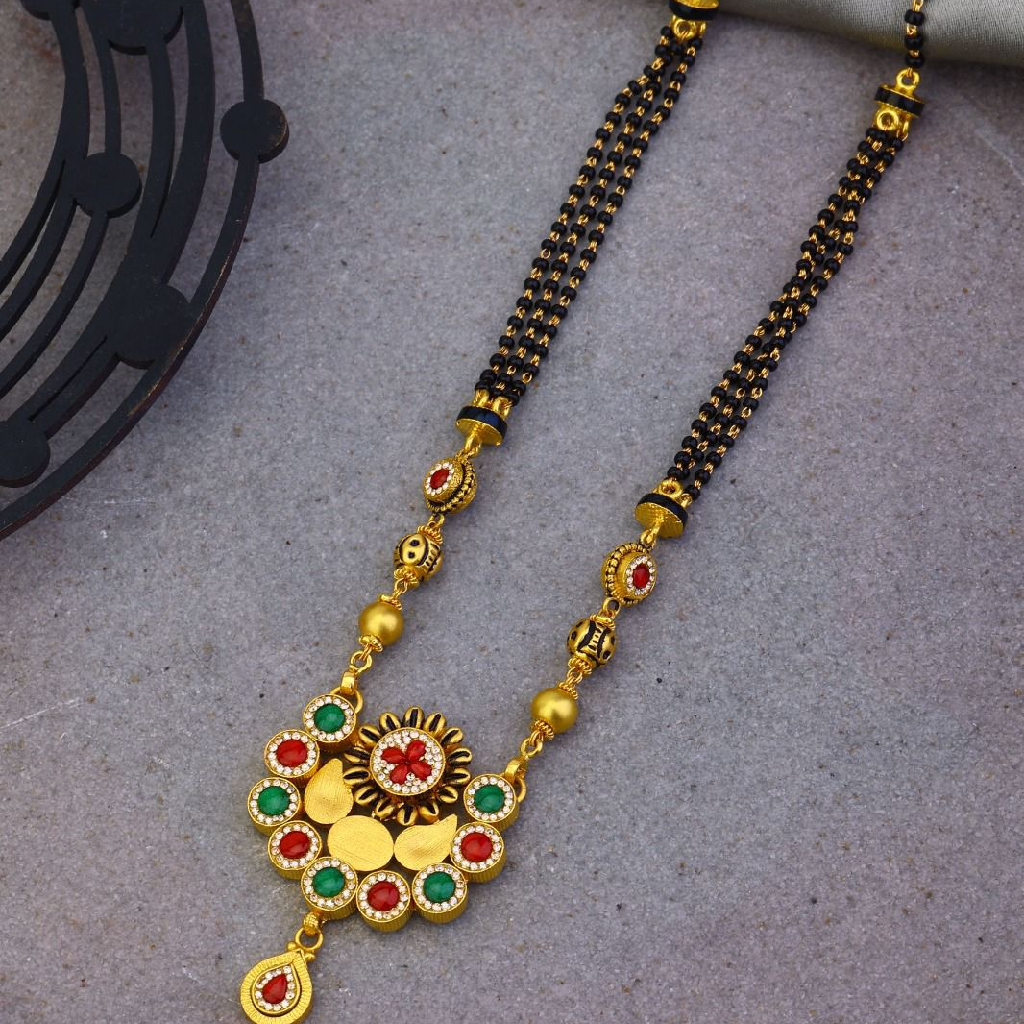 Antique Jadtar Gold Mangalsutra